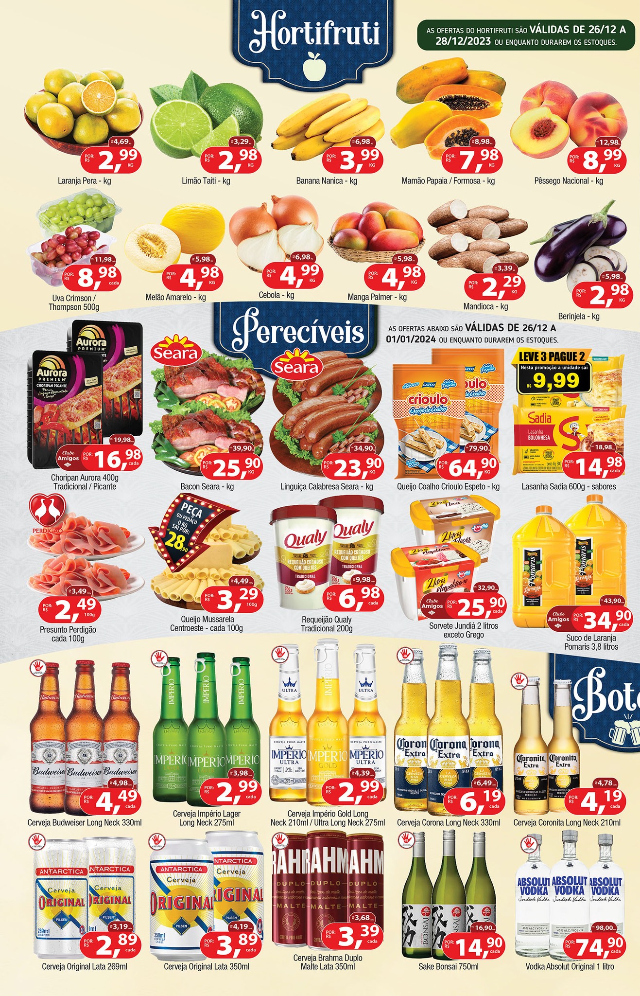 União Supermercados tem mais de 80 ofertas para a quarta-feira