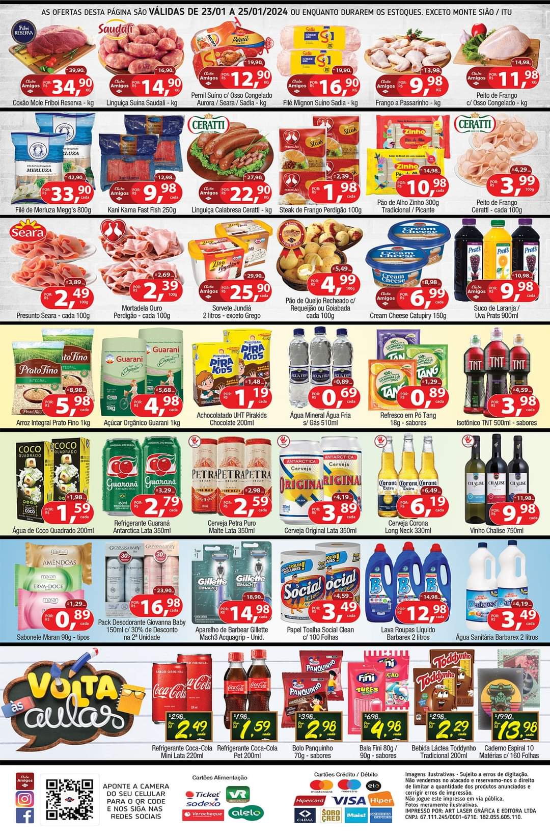 União Supermercados tem ofertas em carnes, bebidas, hortifrúti e muito mais para a quarta-feira
