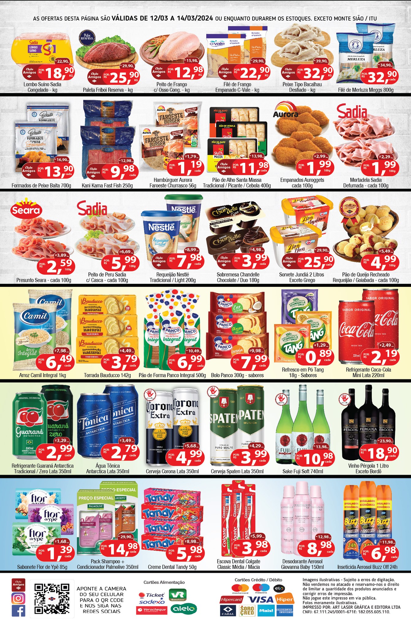 Quarta-feira com ofertas em todas as seções do União Supermercados