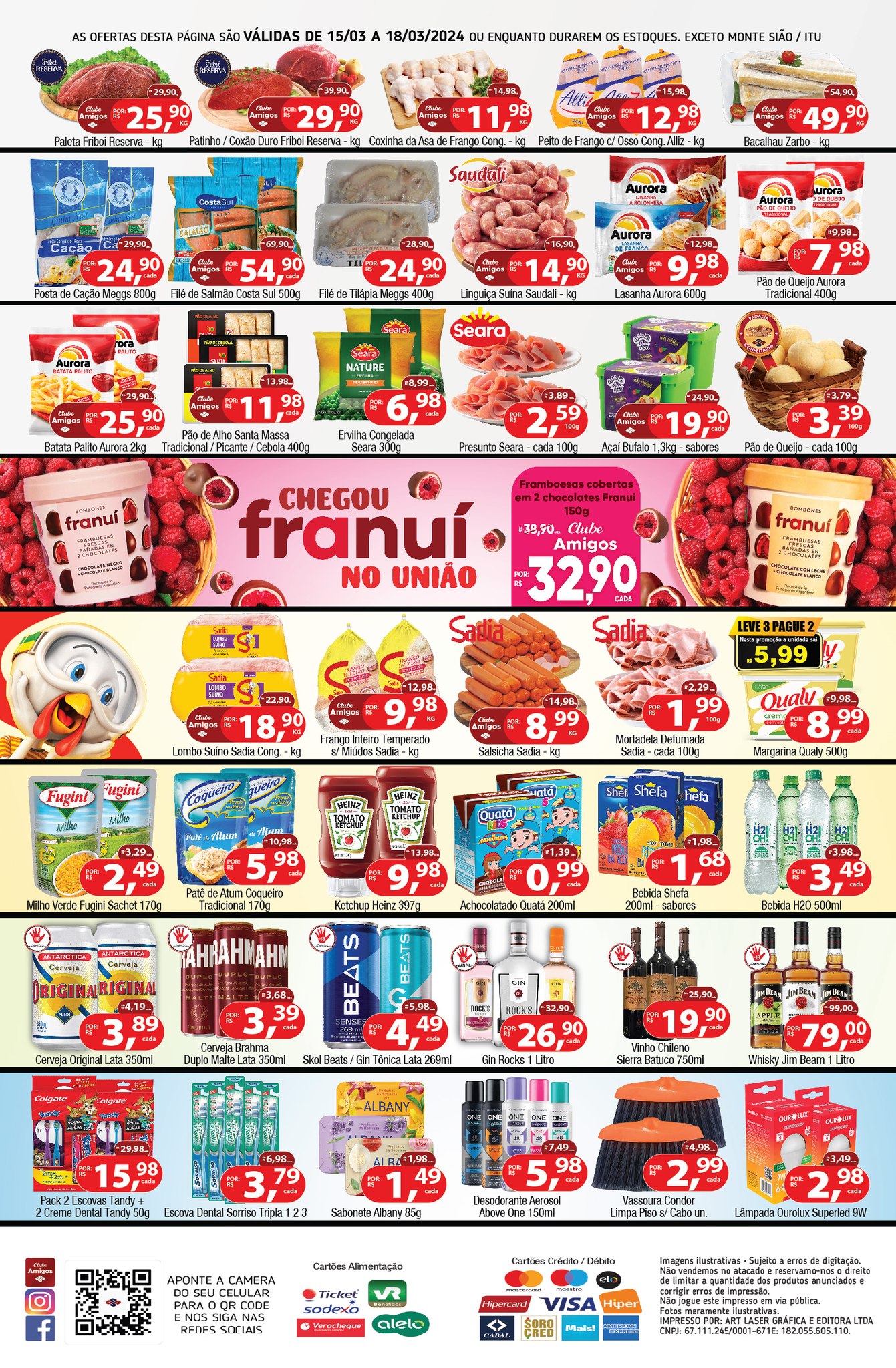União Supermercados tem mais de 60 ofertas para você conferir no fim de semana