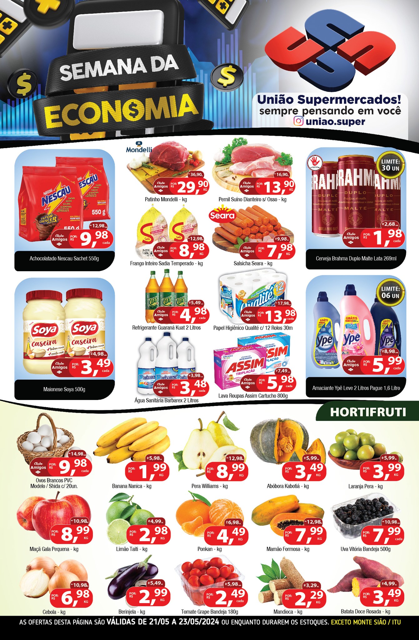 Semana da Economia do União Supermercados tem mais de 60 ofertas