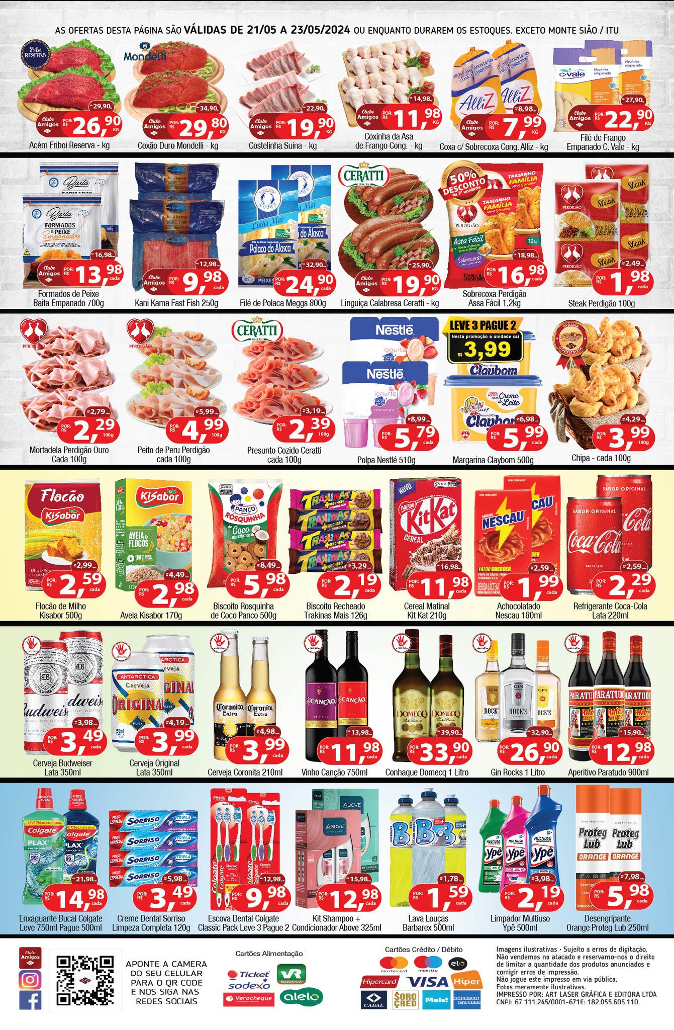 União Supermercados com mais de 60 ofertas para a quarta-feira