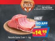 Quinta da Carne tem frango, recorte suíno e miolo de alcatra em promoção, no União Supermercados