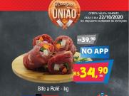 União Supermercados tem ofertas em frango, contrafilé, coxão duro e bife a rolè para a quinta-feira