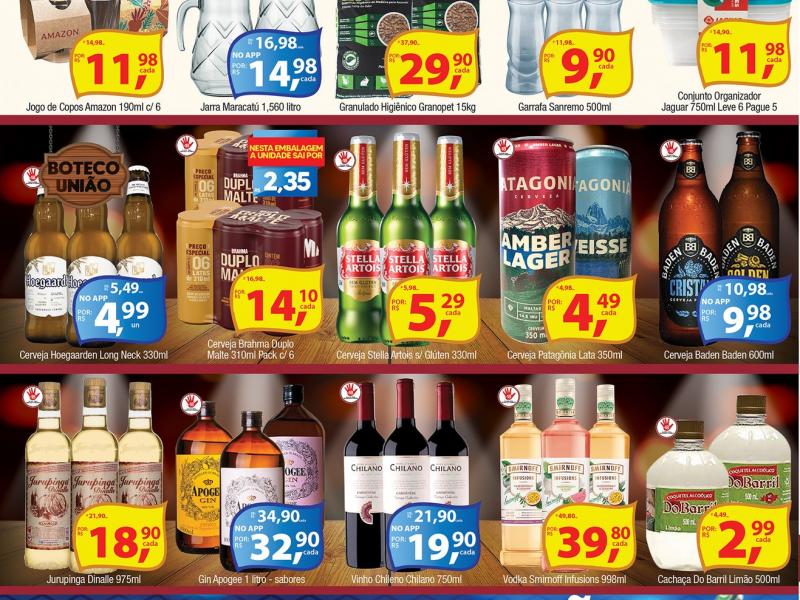Sábado de mais de 80 ofertas para economizar no União Supermercados