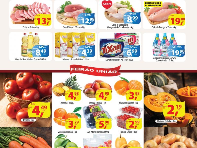 União Supermercados tem mais 50 ofertas até quinta-feira