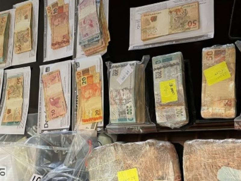 Gaeco e PM apreendem armas e dinheiro em operação contra crime organizado em Jaguariúna