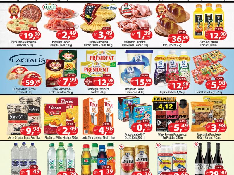 Quarta-feira de ofertas em todas as seções do União Supermercados