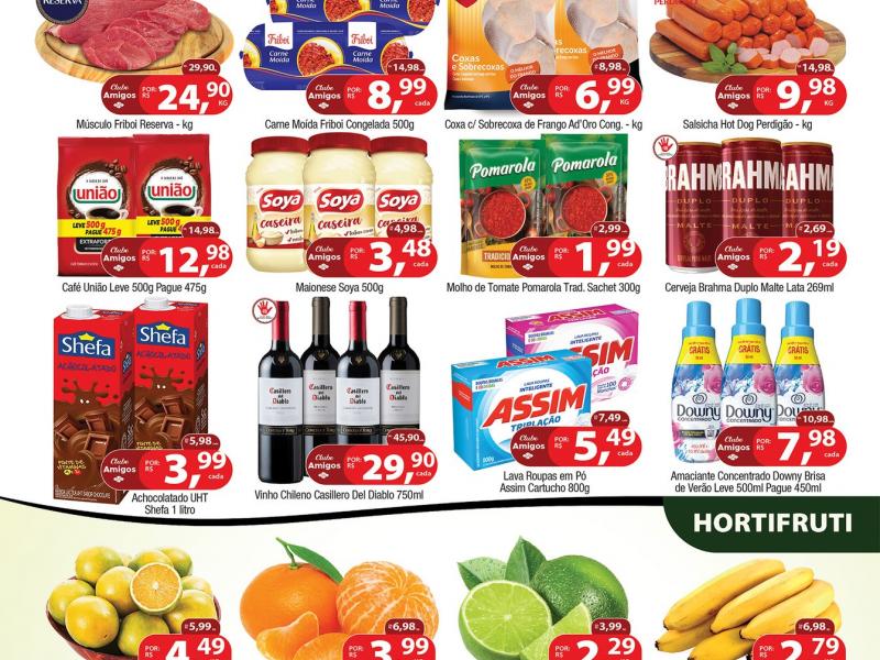 Terça-feira tem mais de 60 ofertas no União Supermercados